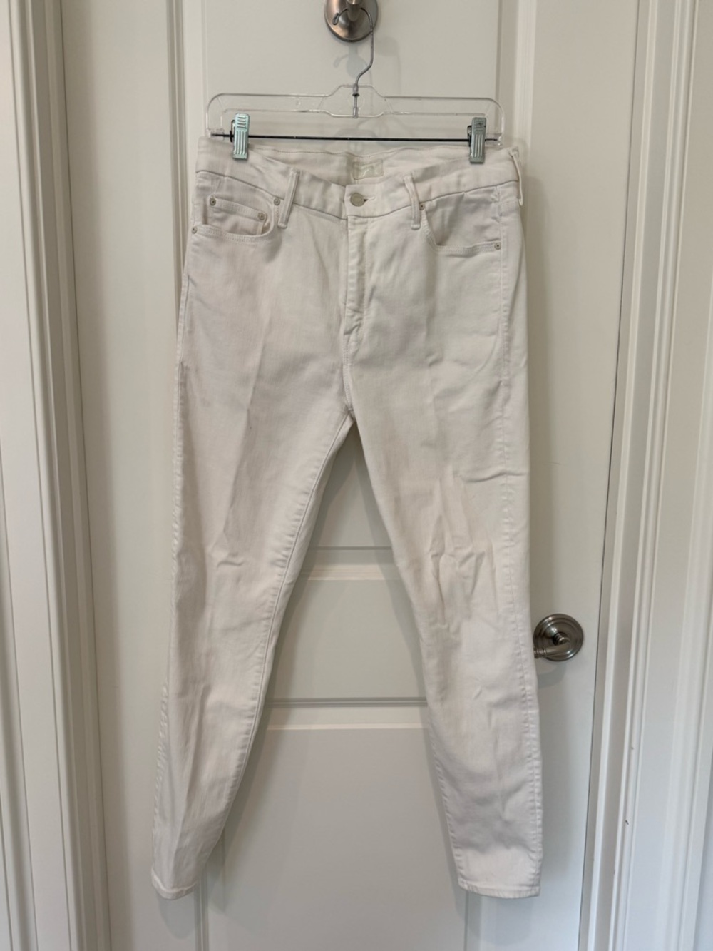 MOTHER White Skinny Jeans - Women’s Slim Fit